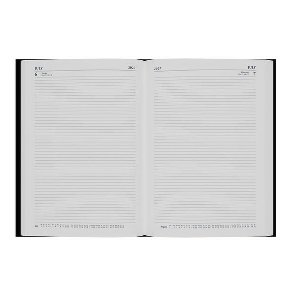 2027 Calendar Year Planner - 12 Month A4 Day-to-Page Diary - Hard Cover - Collins Debden Essential Range