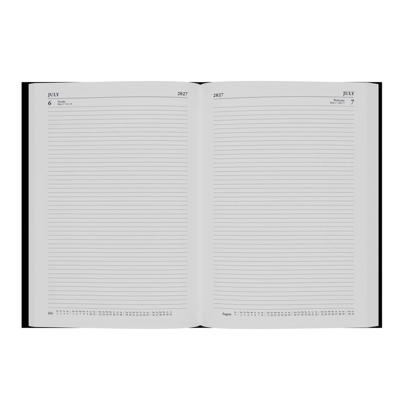 2027 Calendar Year Planner - 12 Month A4 Day-to-Page Diary - Hard Cover - Collins Debden Essential Range