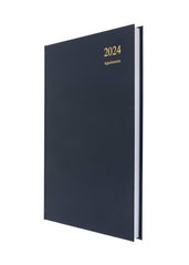 Collins Essential - 2024 Daily Planner - A4 Day-to-Page Diary with Appointments (ESSA41A-24)
