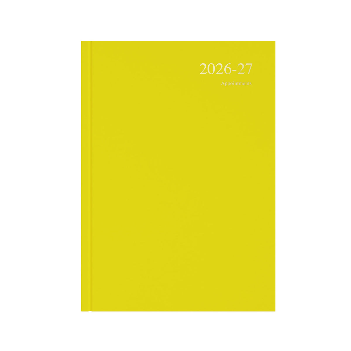 2026-2027 - Mid/Academic Year Planner - 13 Month A4 Week-to-View with Appointments - Yellow - Collins Debden Essential Range