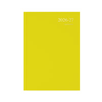 2026-2027 - Mid/Academic Year Planner - 13 Month A4 Week-to-View with Appointments - Yellow - Collins Debden Essential Range