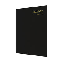 2026-2027 - Mid/Academic Year Planner - 13 Month A4 Week-to-View with Appointments - Yellow - Collins Debden Essential Range
