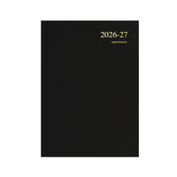 2026-2027 - Mid/Academic Year Planner - 13 Month A4 Week-to-View with Appointments - Yellow - Collins Debden Essential Range