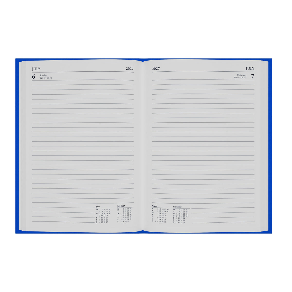 2027 Calendar Year Planner - 12 Month A5 Day-to-Page Diary - Hard Cover - Collins Debden Essential Range