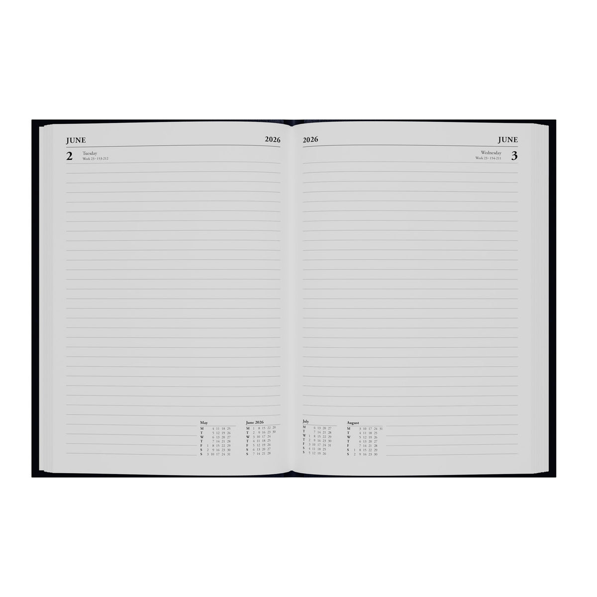 Essential - A5 Day-to-Page Diary - 2026 Calendar Year Planner