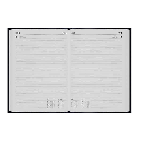 Essential - A5 Day-to-Page Diary - 2026 Calendar Year Planner