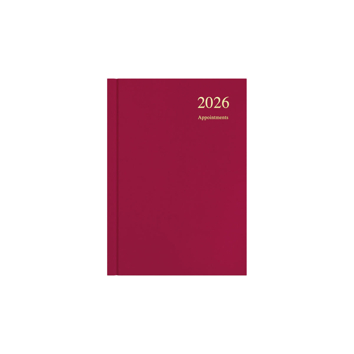 Essential - A5 Day-to-Page Diary with Appointments - 2026 Calendar Year Planner