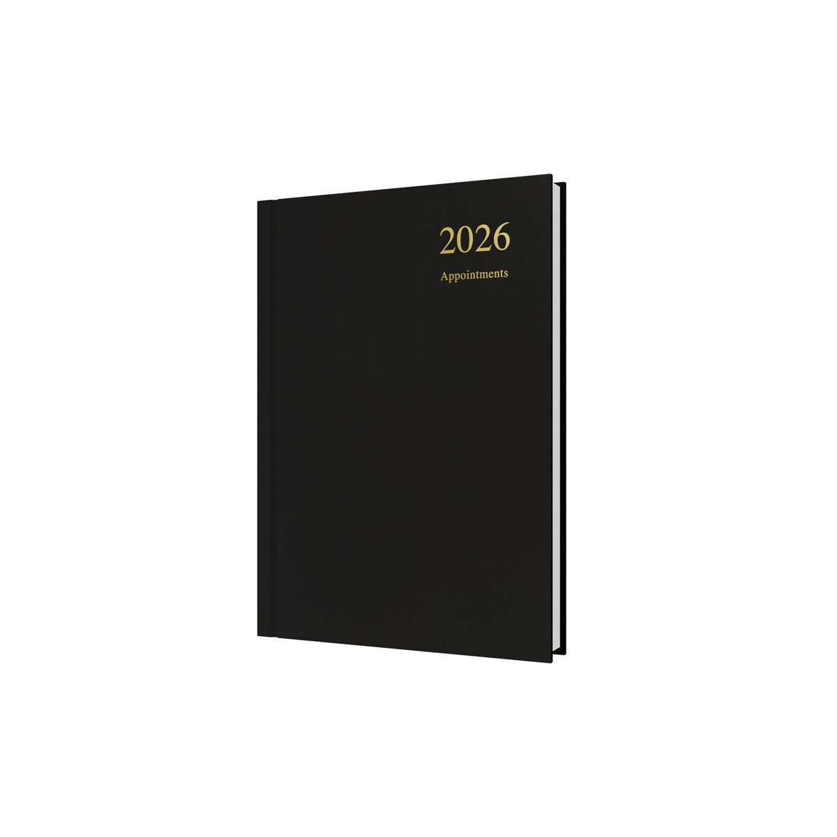 Essential - A5 Day-to-Page Diary with Appointments - 2026 Calendar Year Planner