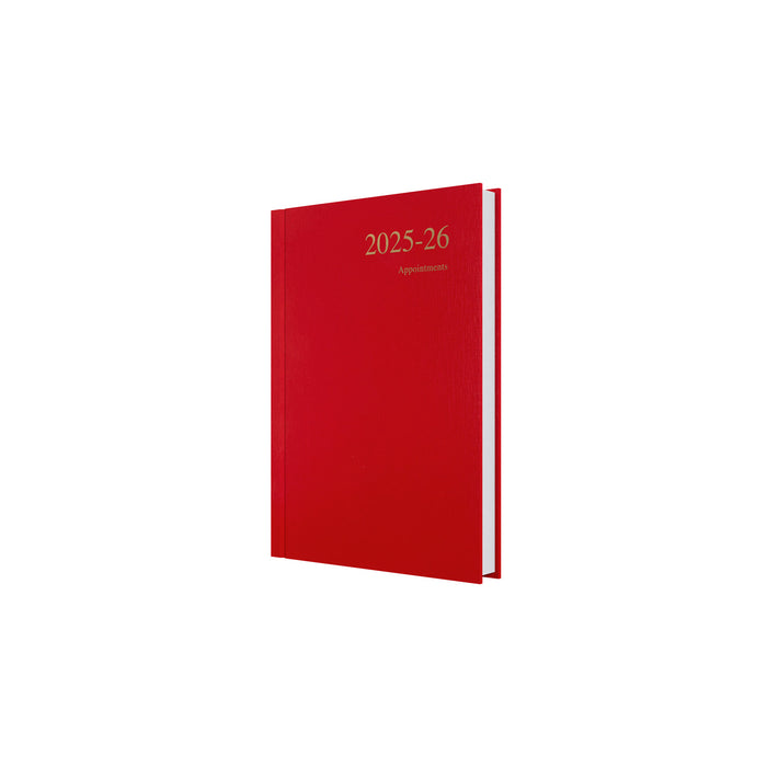 Essentials - A5 Day-to-Page with Appointments Mid/Academic Year Diary Planner, July 2025 - July 2026