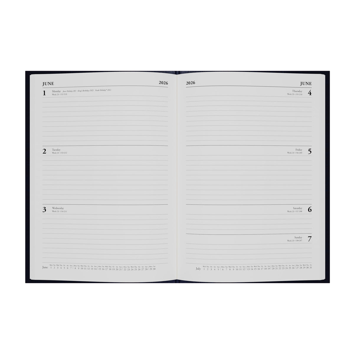 Essential - A5 Week-to-View Diary - 2026 Calendar Year Planner