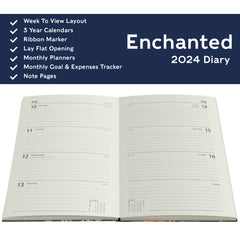 Collins Enchanted - 2024 A5 Week-to-View Diary (EN53-24)