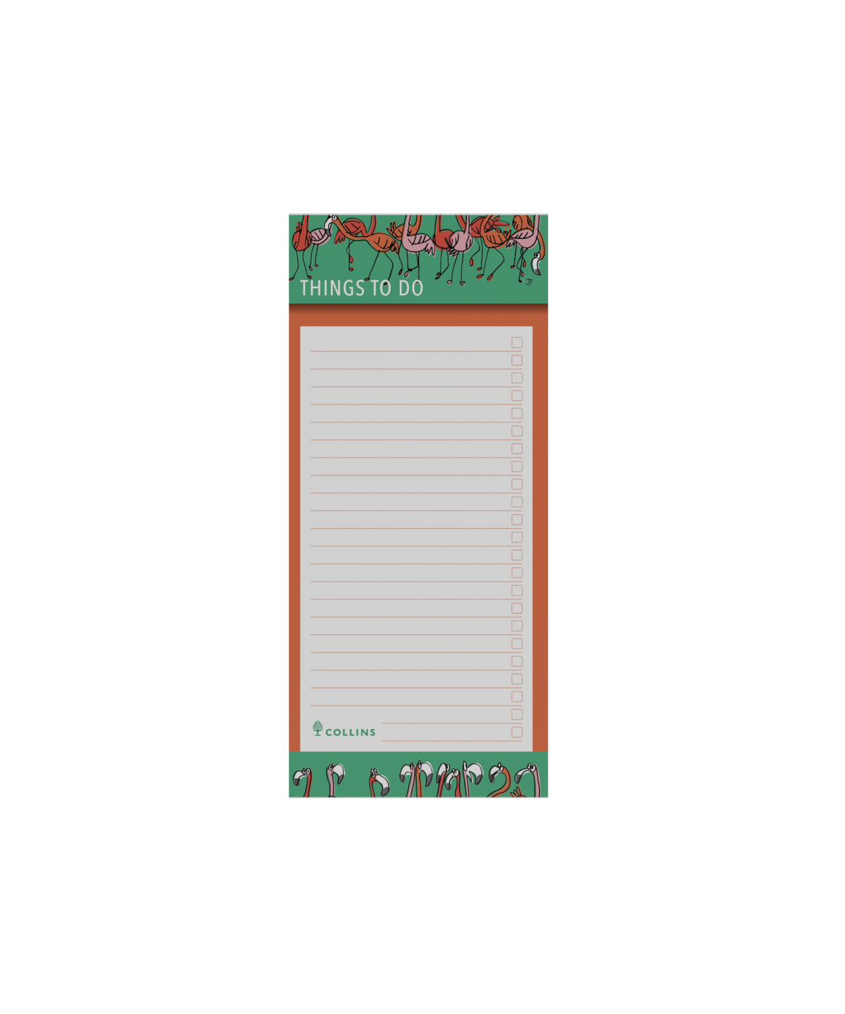 Flourish - The Animal Project To Do List -  Slim Magnetic Pad (FL1STD)