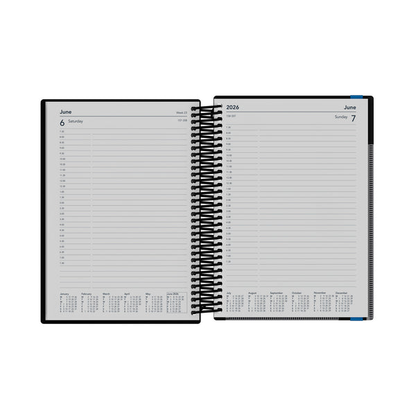 Delta - A5 Day-To-Page Diary - 2026 Calendar Year Planner
