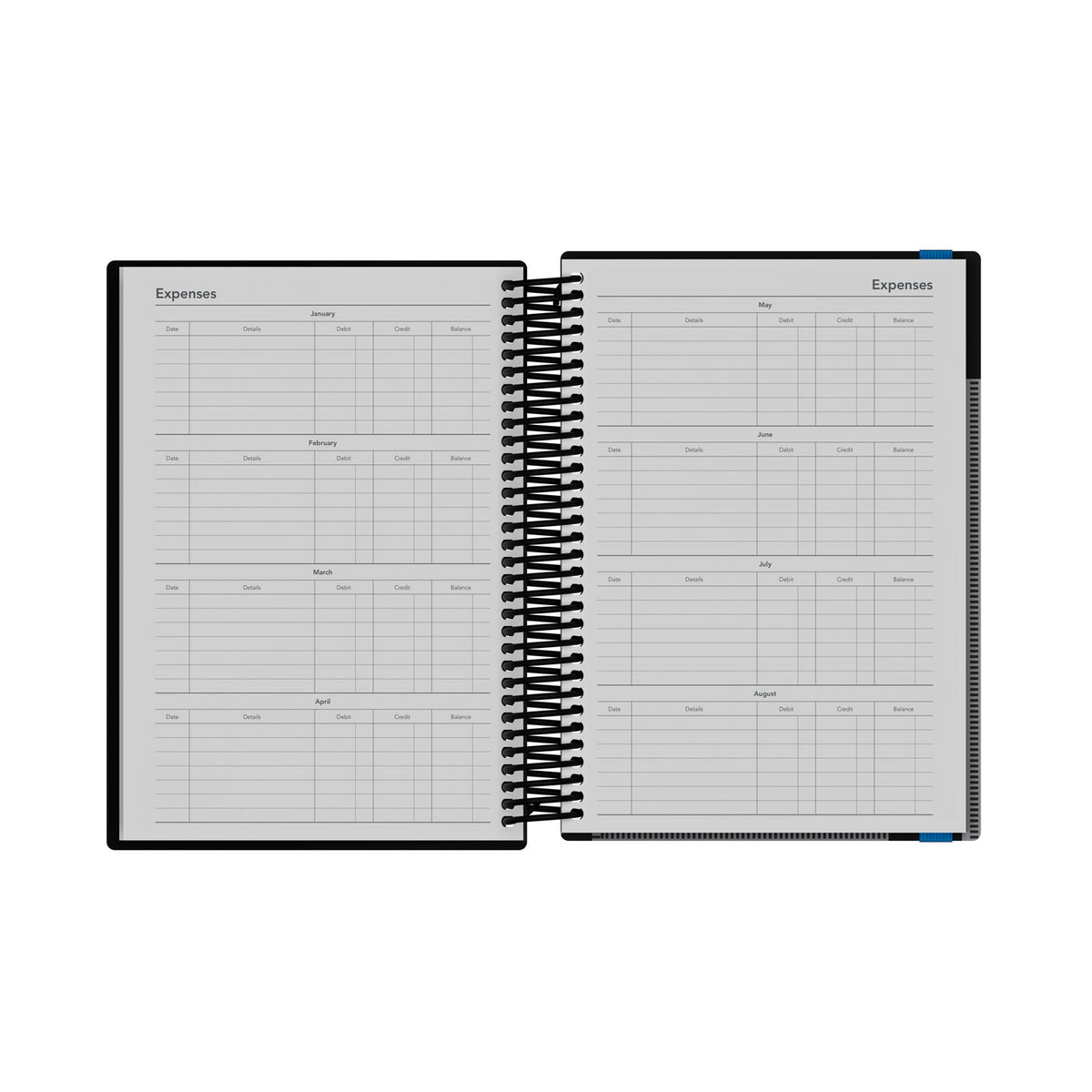Delta - A5 Day-To-Page Diary - 2026 Calendar Year Planner