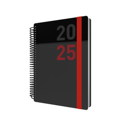 Delta - A5 Day-To-Page Diary - 2025 Calendar Year Planner