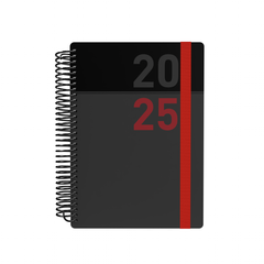 Delta - A5 Day-To-Page Diary - 2025 Calendar Year Planner