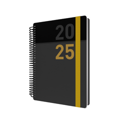 Delta - A5 Day-To-Page Diary - 2025 Calendar Year Planner