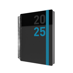 Delta - A5 Day-To-Page Diary - 2025 Calendar Year Planner