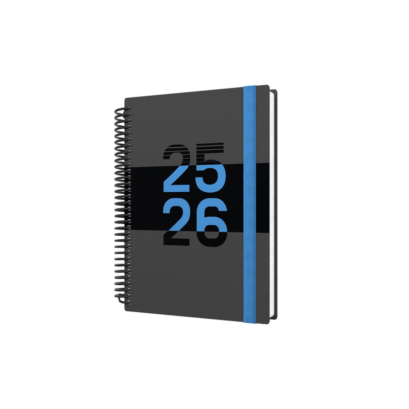 Delta - A5 Day-To-Page with Appointments Mid/Academic Year Diary Planner 2025-2026