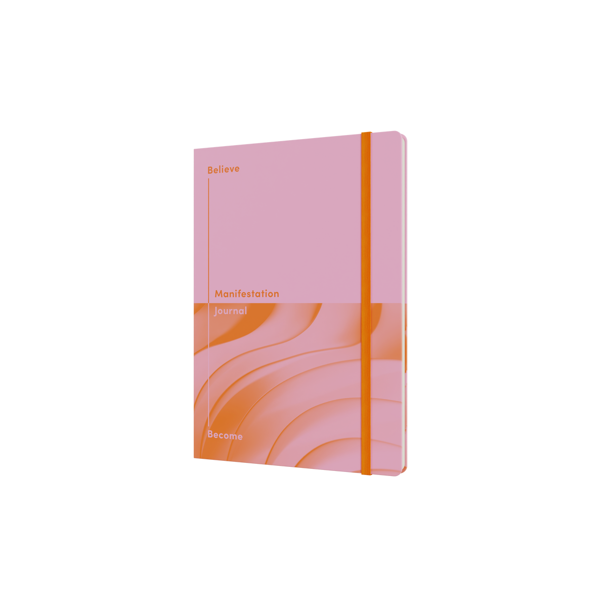 Believe and Become Manifestation Journal, A5 - Pink