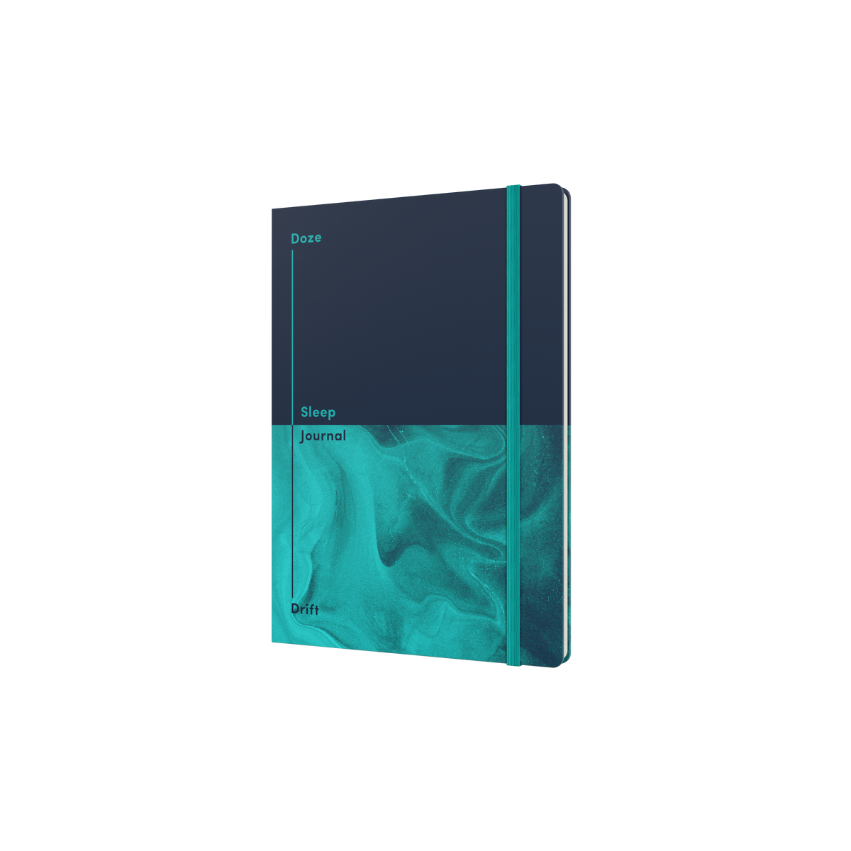 Doze and Drift Sleep Journal, A5 - Navy