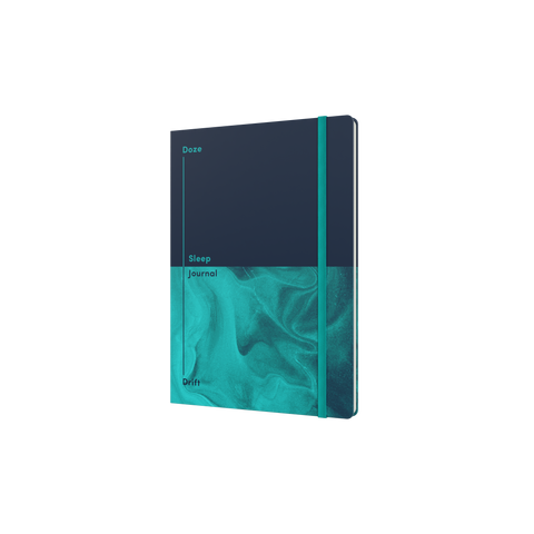 Doze and Drift Sleep Journal, A5 - Navy