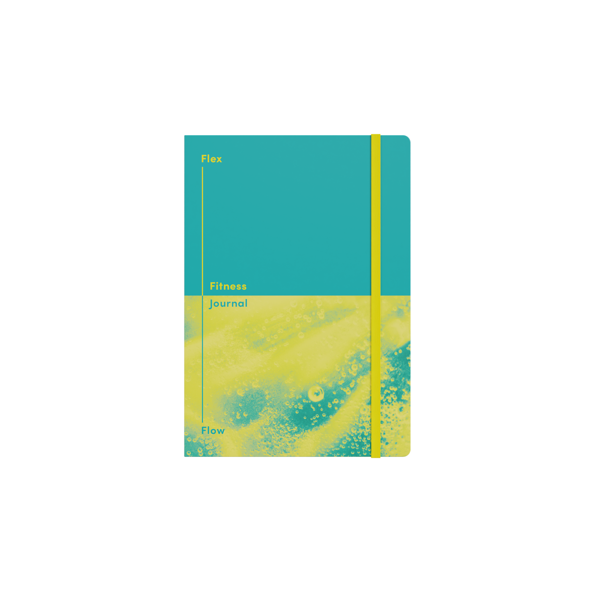 Flex and Flow Fitness Journal, A5 - Teal