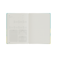 Flex and Flow Fitness Journal, A5 - Teal