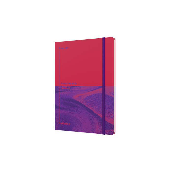Passion and Patience Relationship Journal, A5 - Red