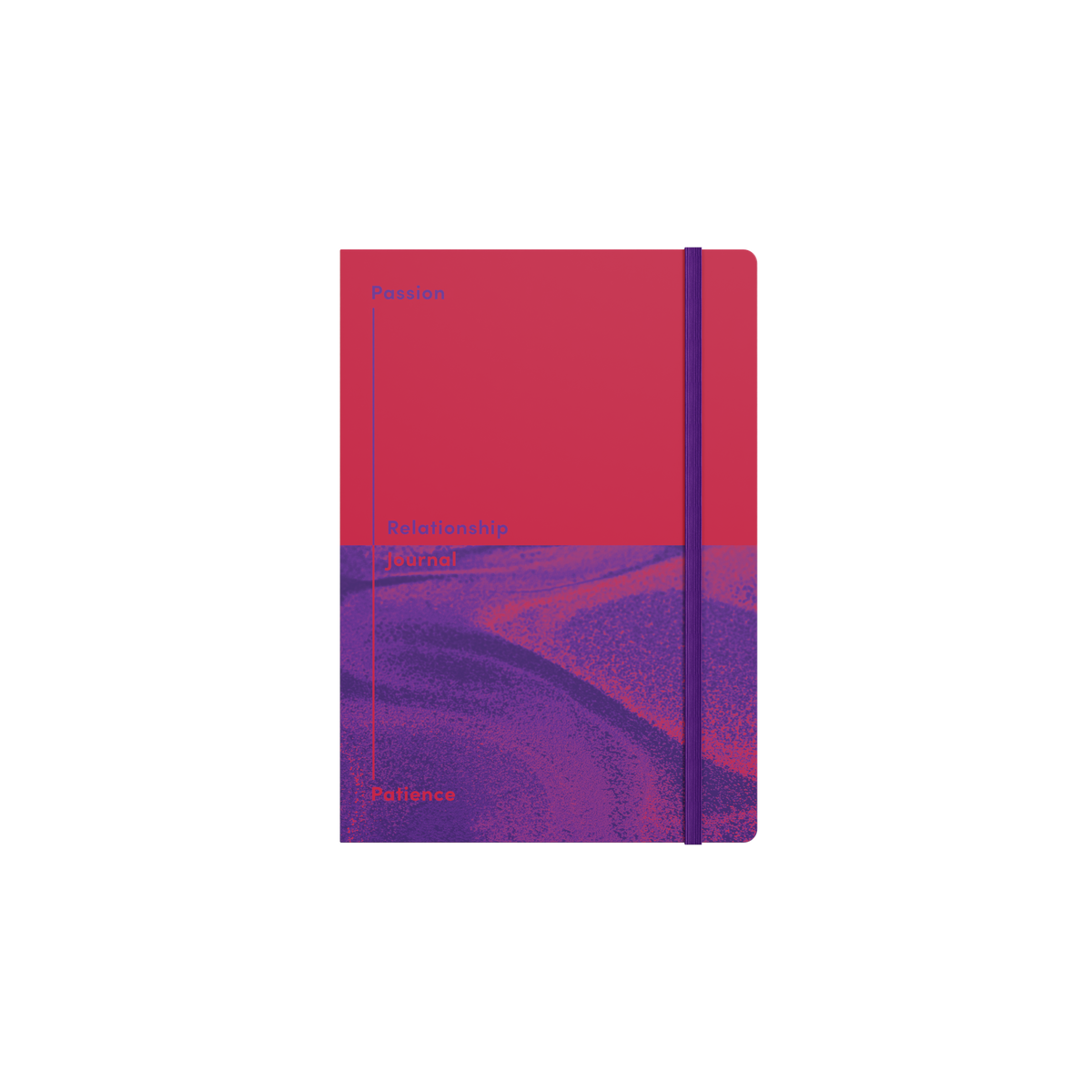 Passion and Patience Relationship Journal, A5 - Red