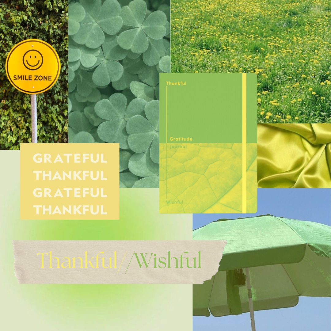 Head & Heart A5 Self Care Thankful & Wishful Gratitude Journal