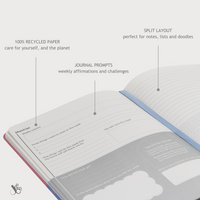 Head & Heart A5 Self Care Mantras & Moods Mindfulness Journal