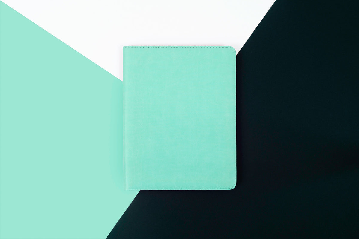 Intentus Organiser A4 PU Leather-Like Folder with Ruled Refill Pad