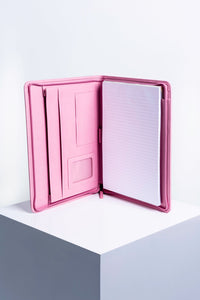 Intentus Organiser A4 PU Leather-Like Folder with Ruled Refill Pad