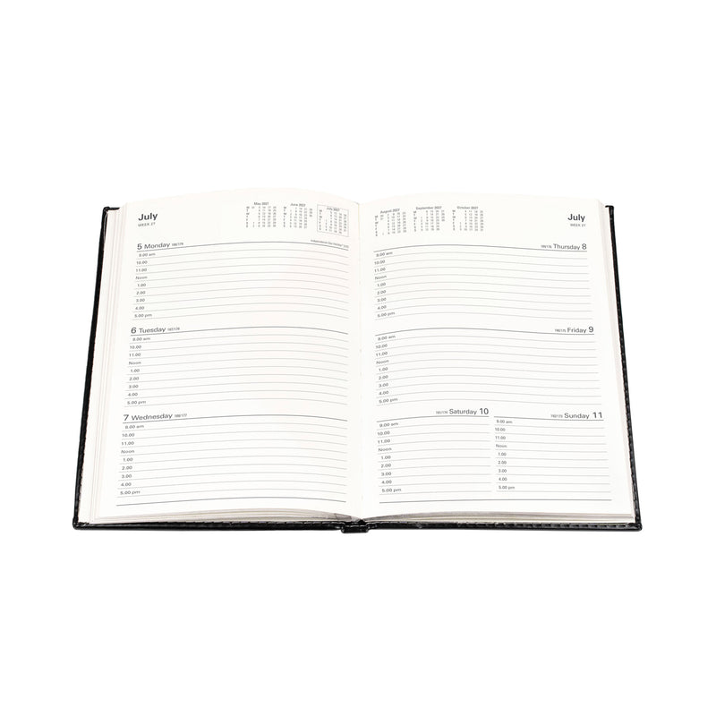 2027 Calendar Year Planner - 12 Month A5 Week-to-View Diary - Hard Cover - Collins Debden Chelsea Range