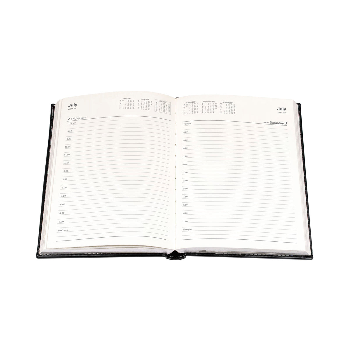 2027 Calendar Year Planner - 12 Month A5 Day-to-Page Diary - Hard Cover - Collins Debden Chelsea Range