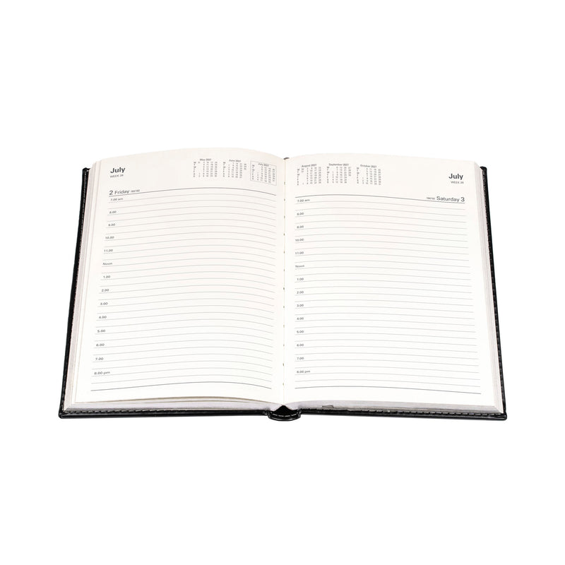 2027 Calendar Year Planner - 12 Month A5 Day-to-Page Diary - Hard Cover - Collins Debden Chelsea Range