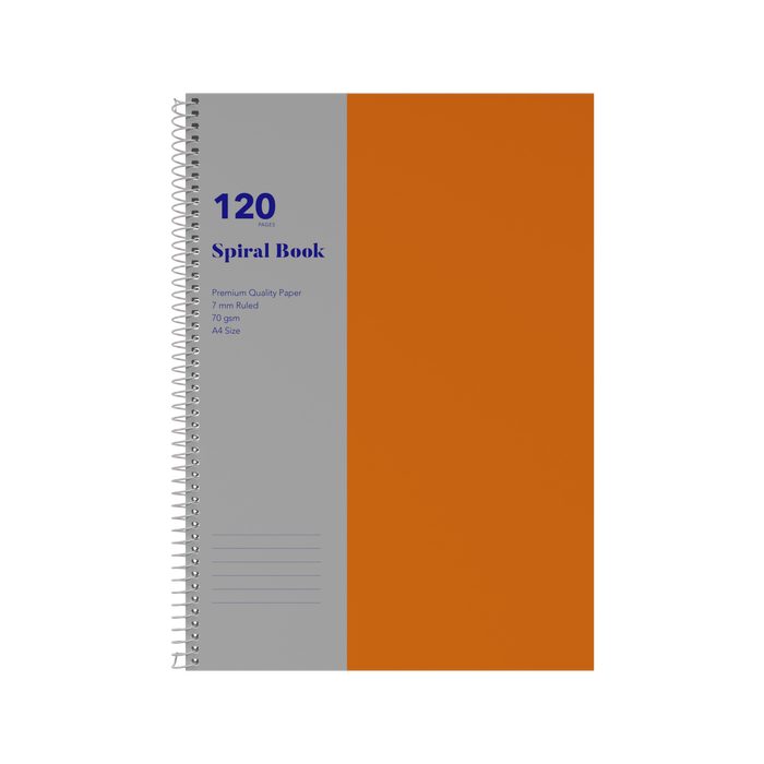 Collins A4 Spiral Bound Notebook 120 Pages