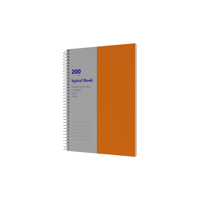 Collins A5 Spiral Bound Notebook 200 Pages | Pack of 5
