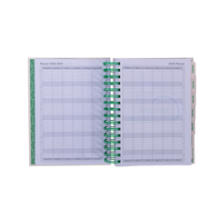 Retro Line Art - A5 Day-to-Page 2024-2025 Mid/Academic Year Diary/Planner