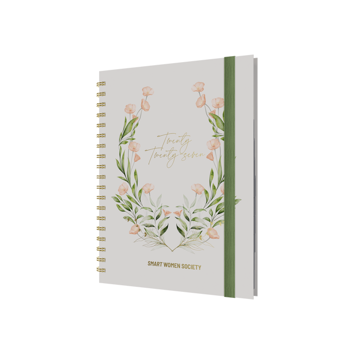 Smart Women Society - B5 Week-to-View - 2027 Calendar Year Diary/Planner - Beige