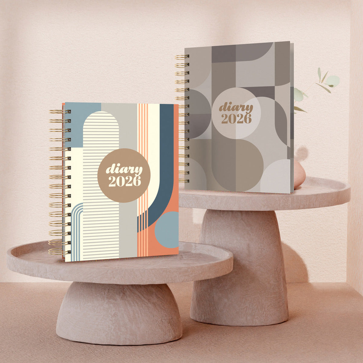 Scandi - A5  Week-To-View - Diary - 2026 Calendar Year Planner