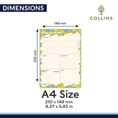 Edge Camo -  Daily Planner Pad A5 Daily - Yellow (EDCM15U1.45)