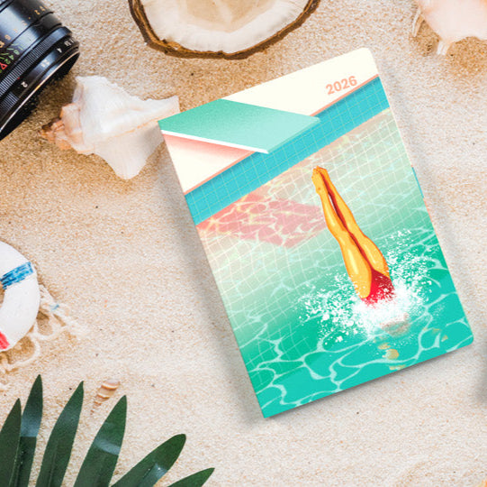 Submerge - A5  Week-To-View - Diary - 2026 Calendar Year Planner