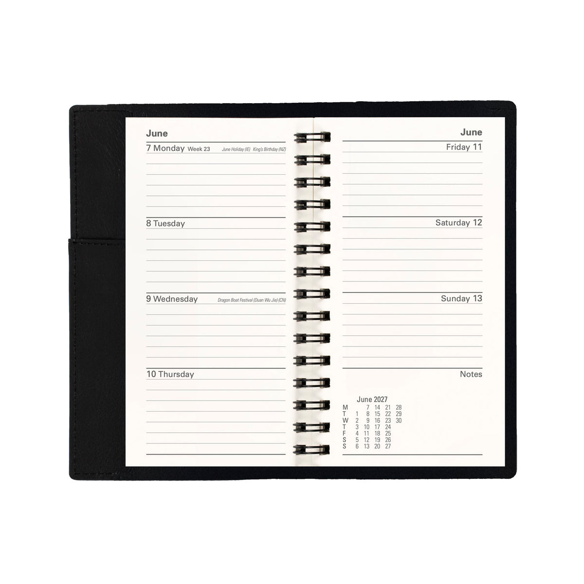 2027 Calendar Year Planner - 12 Month Pocket Week-to-View Diary - Collins Debden Vanessa Range