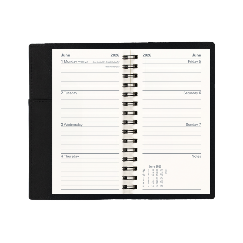 Valour - Pocket  Week-To-View Diary - 2026 Calendar Year Planner