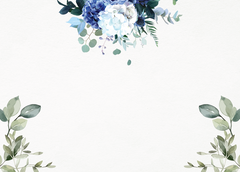 RSVP Card - Hydrangea