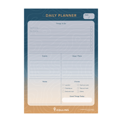 Aura - Daily Planner Pad A5 Daily - Dawn (AR15U1.DW) - Collins Debden UK