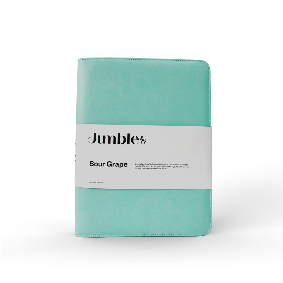 Intentus Organiser A4 PU Leather-Like Folder with Ruled Refill Pad