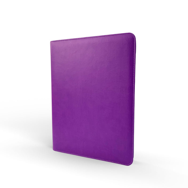 Intentus Organiser A4 PU Leather-Like Folder with Ruled Refill Pad